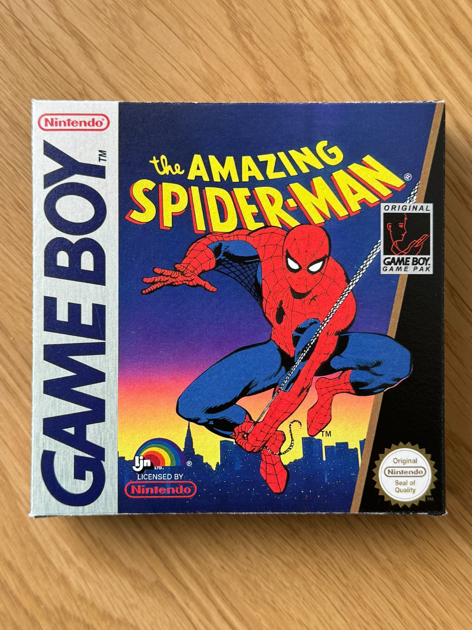 レア】GB スパイダーマン SPIDER-MAN 箱説ハガキ付き - メルカリ