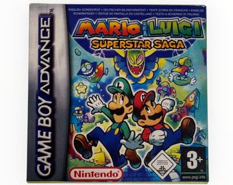 Mario Luigi Superstar Saga Box - GameBoyAdvance GBA