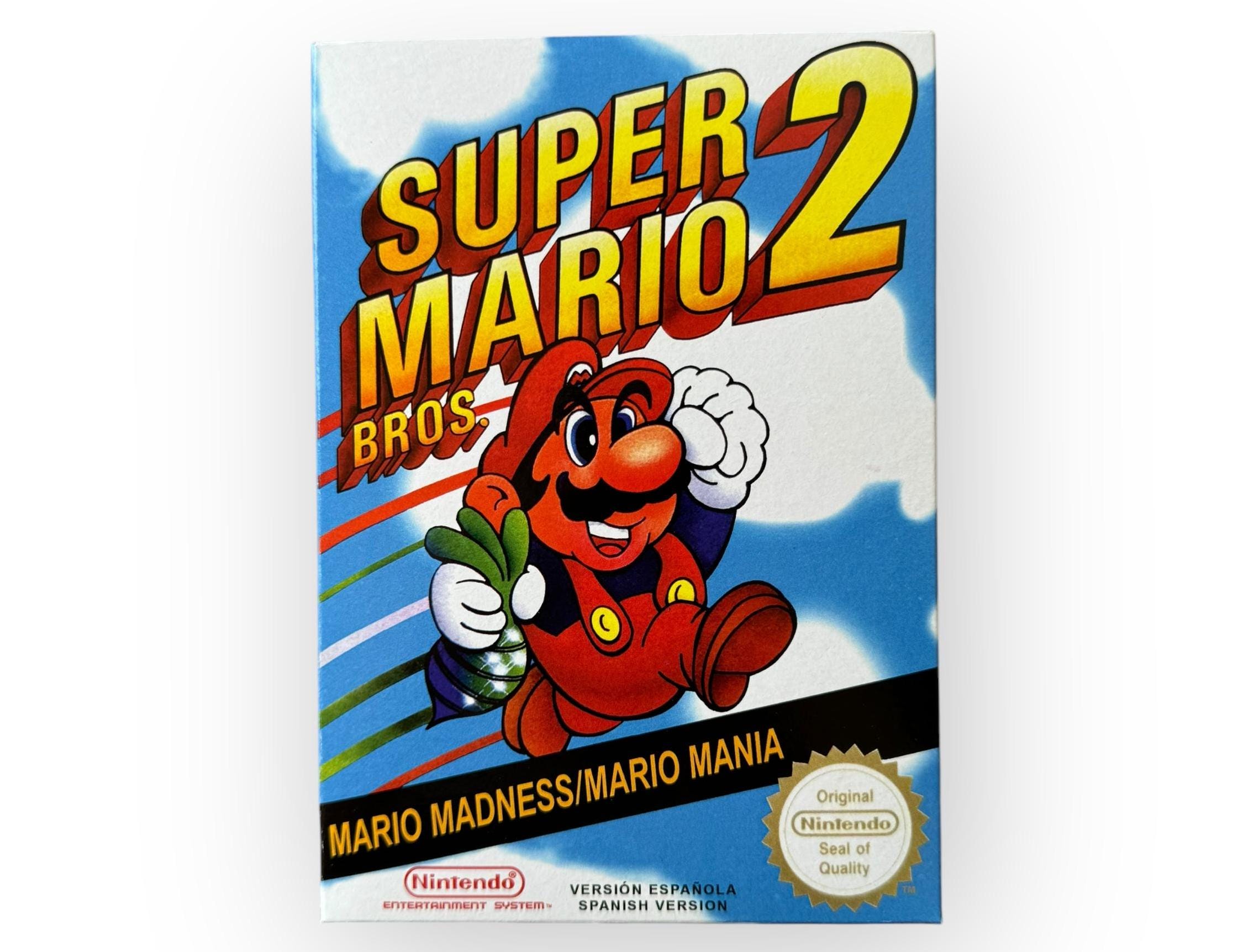 Super Mario Bros 2 Box - Nintendo NES - Etsy