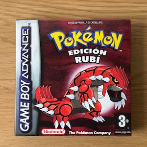 Pokémon Ruby Edition Box - Game Boy Advance GBA