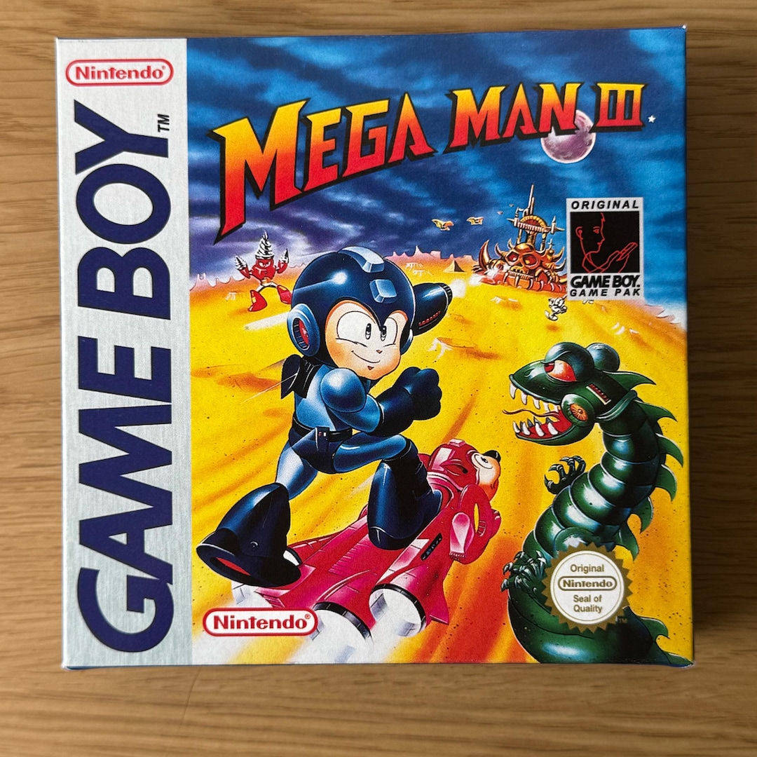 ロックマン3 ゲームボーイ 箱付き ロックマンIII ボックス - ゲームボーイ GB - Etsy 日本