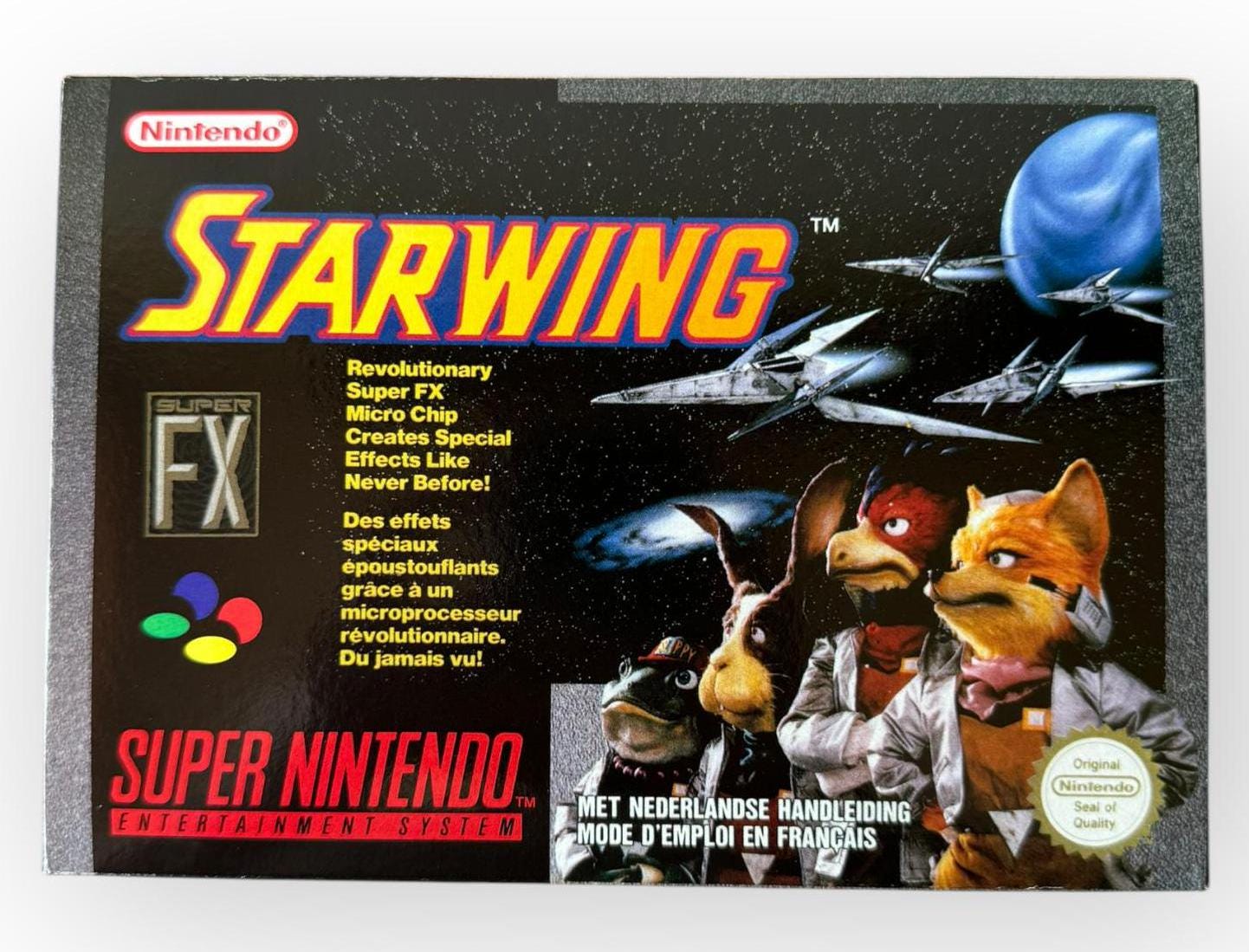 Notice Originale Du Jeu Starwing Pour Super Nintendo (SNES) - Version SNSP-FO-FAH - Très Bon état
