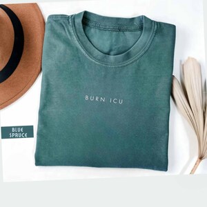 T-shirt pour unité de soins intensifs, couleurs confort pour infirmière en soins intensifs, chemise cadeau pour infirmière en soins intensifs, chemise d'infirmière en soins intensifs, chemises pour infirmière en soins intensifs, médecin personnalisé