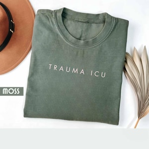 Felpa personalizzata Comfort Colors per infermiere di terapia intensiva traumatologica, felpa per infermiere di terapia intensiva traumatologica, felpa per infermiere di terapia intensiva traumatologica, infermiere di terapia intensiva