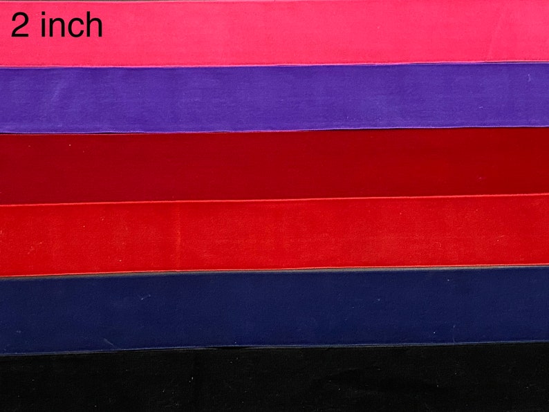 Very Wide Ribbon Premium 2 Inch Wide Velvet Ribbon High Quality for Dressmaking Gift ...