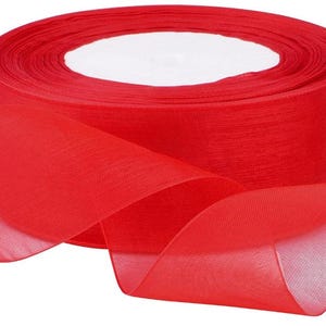 Cinta de organza transparente - Tarjetas de regalo de cumpleaños, cintas de seda para manualidades