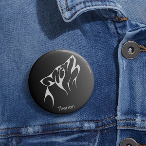 Therian Pin Buttons Therian Buttons Therianthropy Shapeshifter