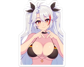 Anime Waifu Sticker Prinz Shipgirl | Anime Stickers | Laptop Stickers | Book Stickers | Waterbottle Stickers