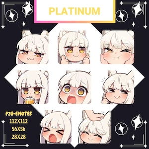 Arknights Twitch Emotes: Platinum Pack (Digital Download)