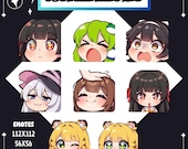 Custom Twitch Emotes Commission | Discord, YouTube & Kick Emojis |Streamer Branding | Custom Sub Badges