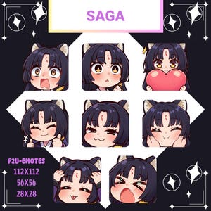 Arknights Twitch Emotes: Saga Pack for Streaming (Digital Download