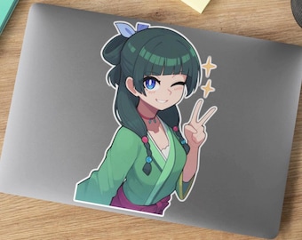 Anime Waifu Sticker Maomao Apothecary Diaries | Anime Stickers | Laptop Stickers | Book Stickers | Waterbottle Stickers