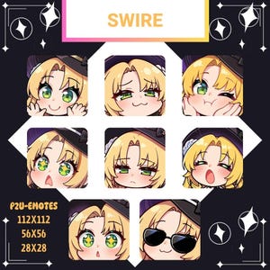 Arknights Twitch Emotes: Swire Emote Pack (Digital Download)