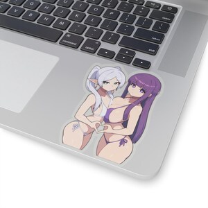 Anime Waifu Sticker | Frieren & Fern, Glossy Vinyl Decal image 4