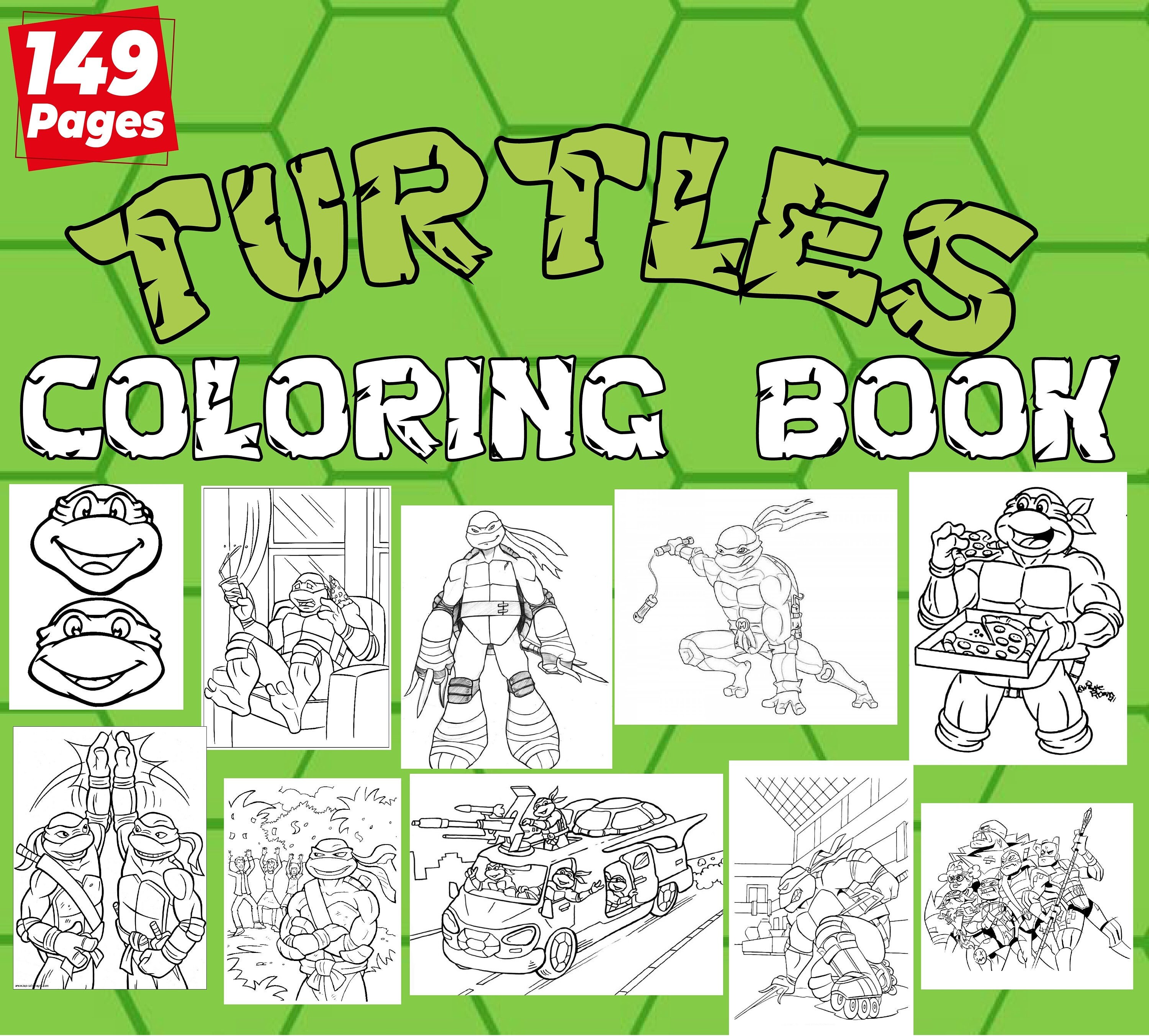Giant Teenage Mutant Ninja Turtles Coloring Pages, Crayola.com