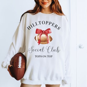WKU Football, Western Kentucky University, Hilltoppers Football, TOPS on Top, wku Football Shirt, WKU Sweatshirt, Go Tops