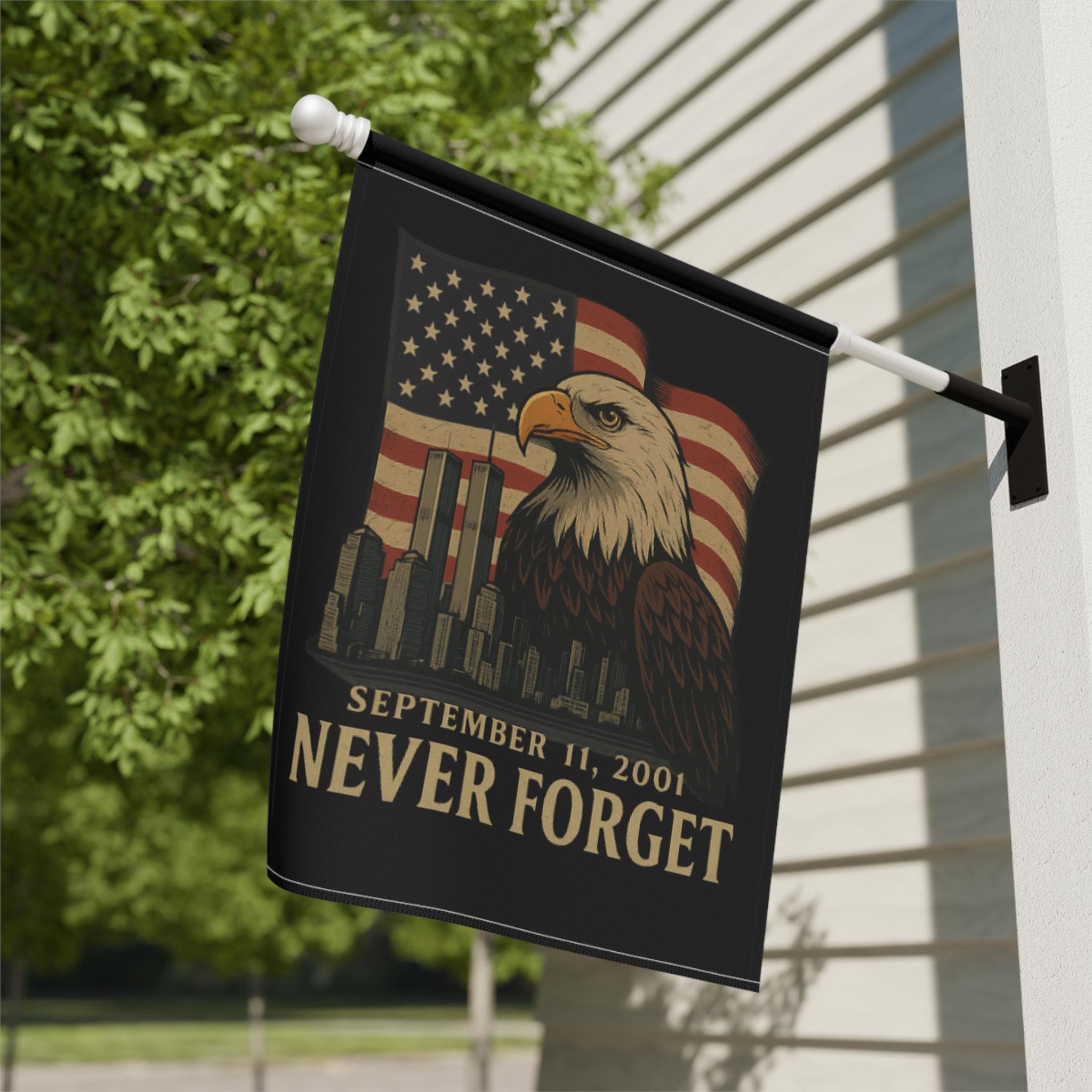 アメリカ国旗 白頭鷲 ピンバッジ 911テロ追悼 BN-