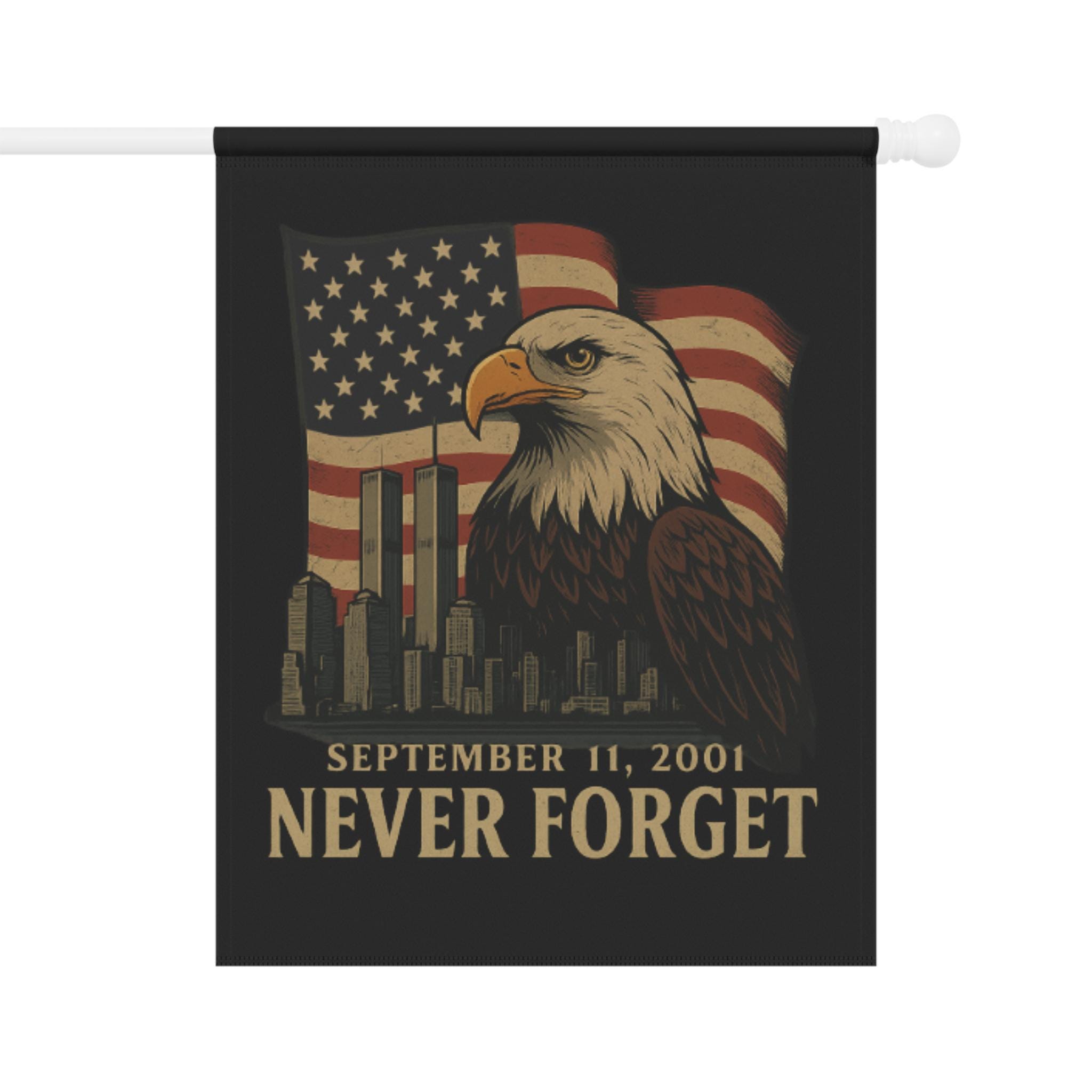アメリカ国旗 白頭鷲 ピンバッジ 911テロ追悼 9/11を決して忘れない記念旗：愛国的な鷲とツインタワー - Etsy 日本