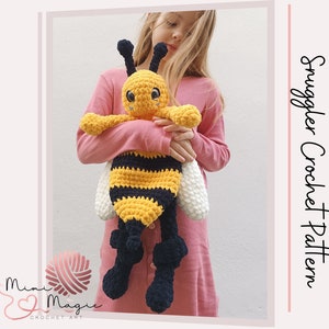 Bee Snuggler Crochet Pattern: Amigurumi Plush Toy (PDF Pattern)