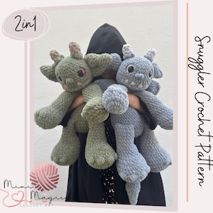 Patrón de ganchillo de gárgola y duende (2 en 1): Juguete amigurumi para abrazar (PDF)
