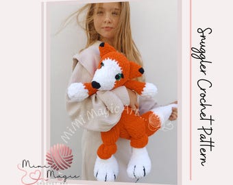 Crochet Fox Snuggler Pattern: Beginner-Friendly Amigurumi Plush (PDF Pattern)