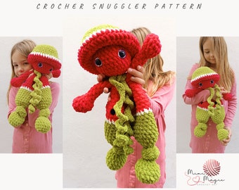 Low sew crochet pattern. Amigurumi watermelon. Fan crochet pattern. Plush snuggler toy. Summer crochet pattern. Fruits summer crochet toy.