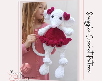 Mouse Snuggler Crochet Pattern: Amigurumi Plush Toy (English PDF)