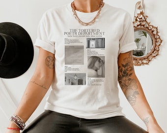 De Tortured Poets Department Crewneck, TS New Album Sweatshirt Cadeau voor Swiftie Fan, TTPD Merch, Ts New Album Shirt