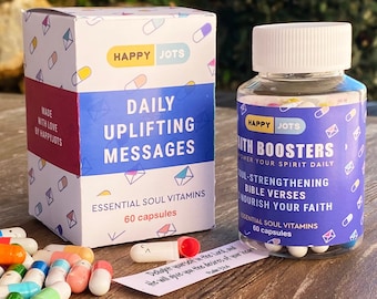 Bijbelverzen in een pot - paascadeau, schriftpot, bijbelverzen voor emoties en gevoelens, christelijk cadeau, devotionele cadeau, Jezus geloof