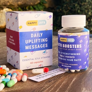 Versículos bíblicos en un frasco: regalo de Pascua, frasco de escrituras, versículos bíblicos para emociones y sentimientos, regalo cristiano, regalo devocional, fe en Jesús