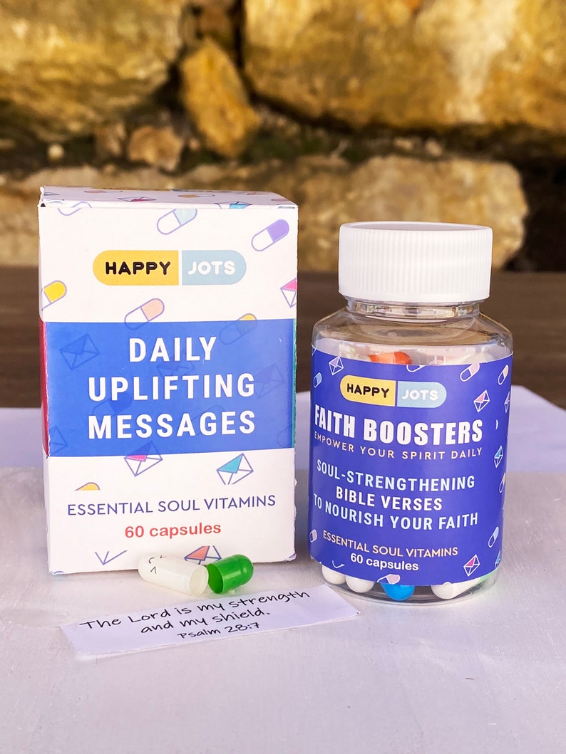 Scripture Jar 60 Daily Bible Verses in a Bottle Gift for Teenager ...