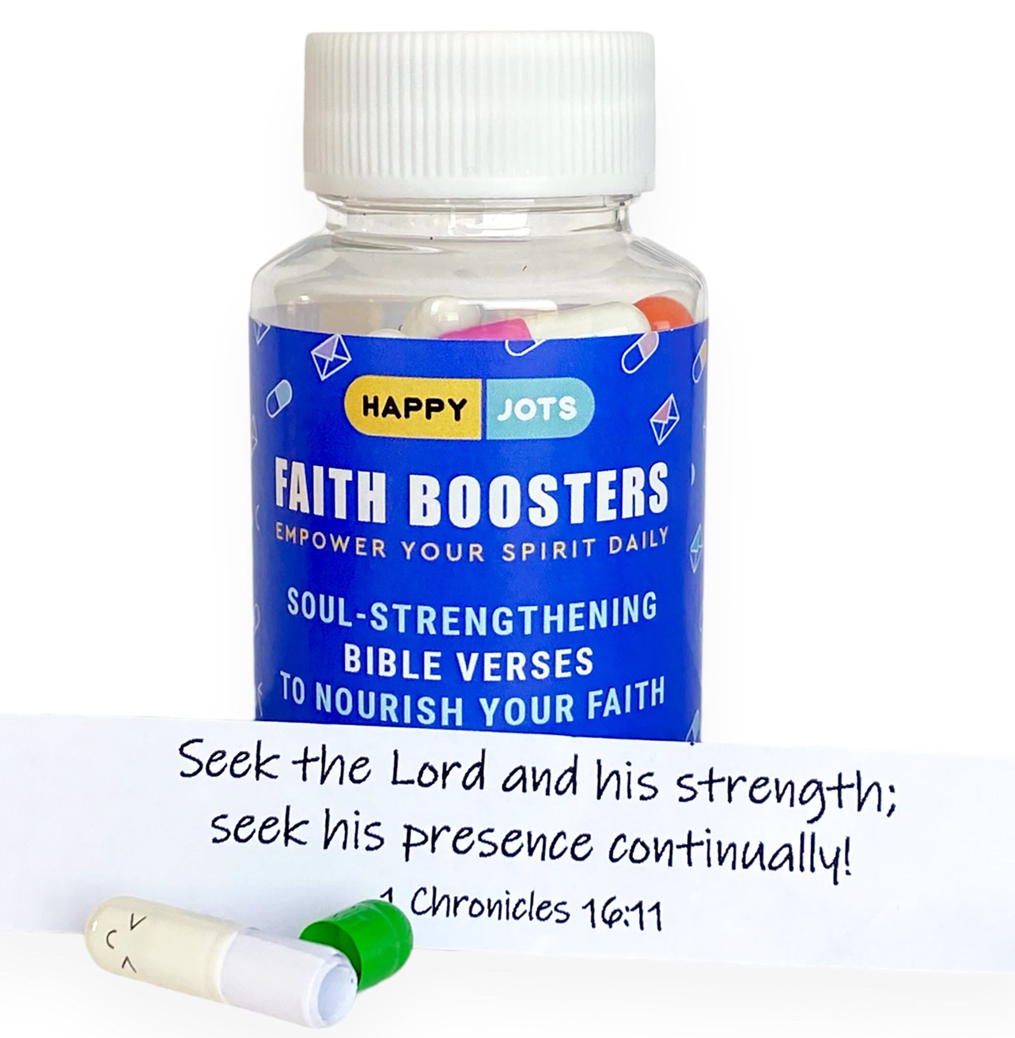 Scripture Jar - 60 Daily Bible Verses in a Bottle - Gift for Teenager ...
