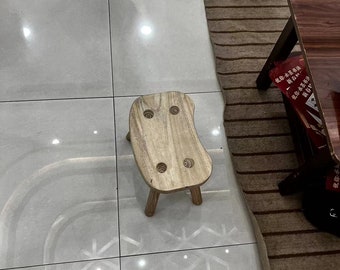 Handmade wooden bench