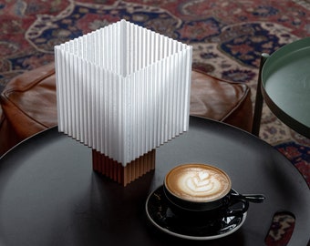 Luce ambientale stampata in 3D: Cubo - CAFFÈ GHIACCIATO