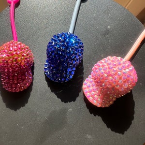 Bling Baseball Hat  Straw Cover
