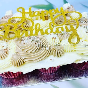 Set of 6 Birthday cake pullapart cupcakes