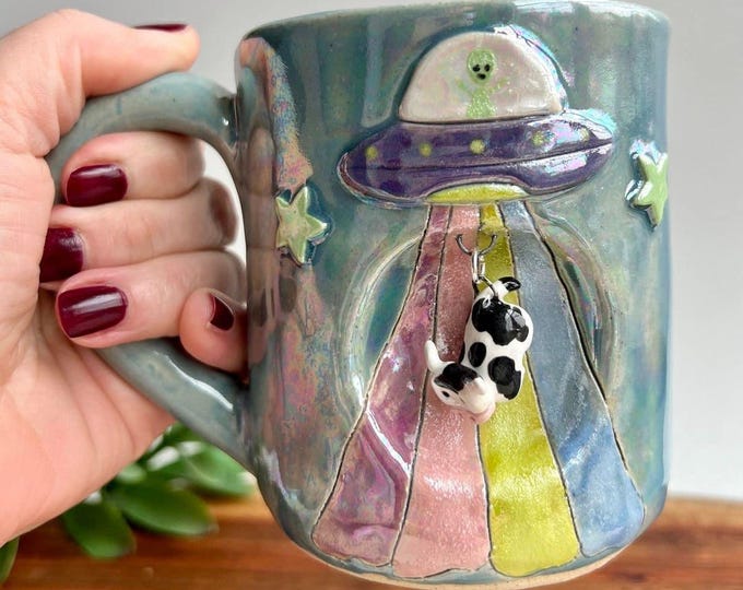 Alien Cow Mug
