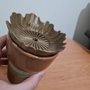Dune Sandworm Mug, Dune 2 Sandworm Popcorn Bucket, Ceramic Dune Mug image 4