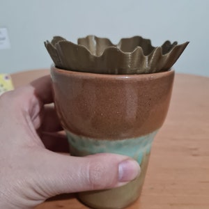 Dune Sandworm Mug, Dune 2 Sandworm Popcorn Bucket, Ceramic Dune Mug image 3