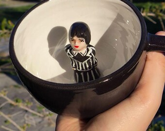 Wednesday Mug for Fans Handmade Ceramic Mug