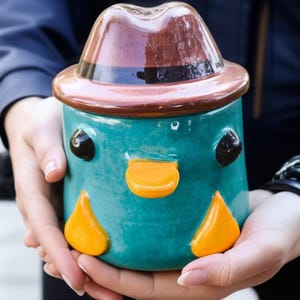 Perry the Platypus Handmade Ceramic Mug