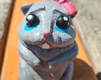 Sad Hamster Crochet, Sad Hamster Figure, Sad Hamster Decor, Sad Hamster Toy, Sad Hamster Keychain