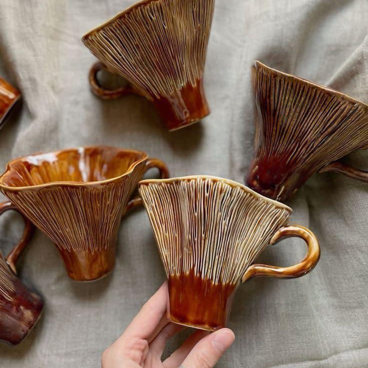 Handmade Ceramic Mushroom Coffee Cup - Unique Forest-inspired Design Gift for Mom and for Mother's Day Mother Days Mug for Mom - Etsy