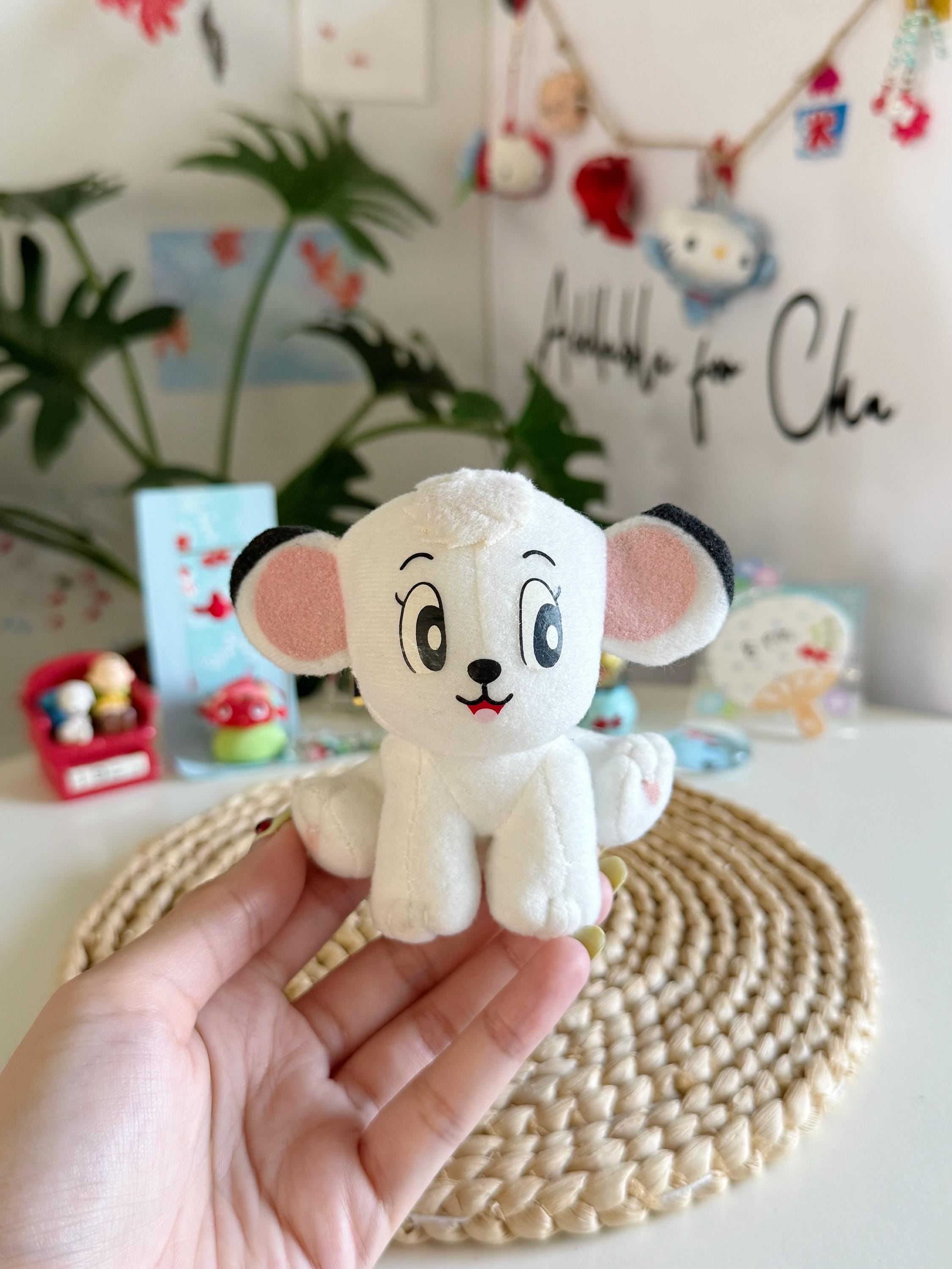 Kimba the White Lion Leo Jungle Emperor Keychain Plush - Etsy