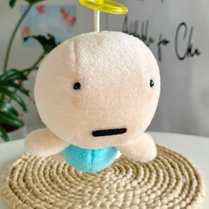 Tamagotchi Pukuten Angelgotchi Bandai 1997 Soft Plush