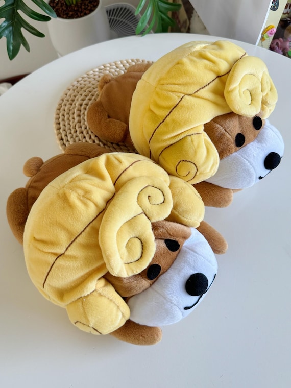 Afro Ken Plush Slippers San-x Vintage Japan - Etsy