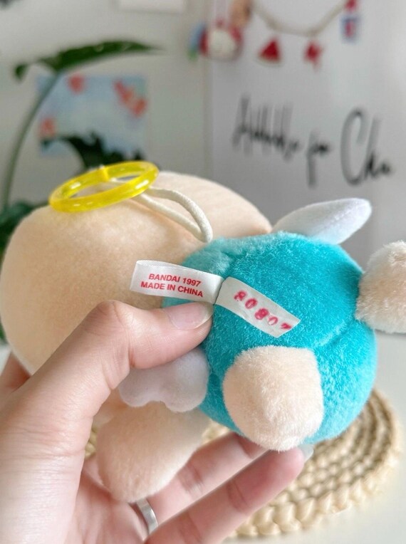 Tamagotchi Pukuten Angelgotchi Bandai 1997 Soft Plush - Etsy