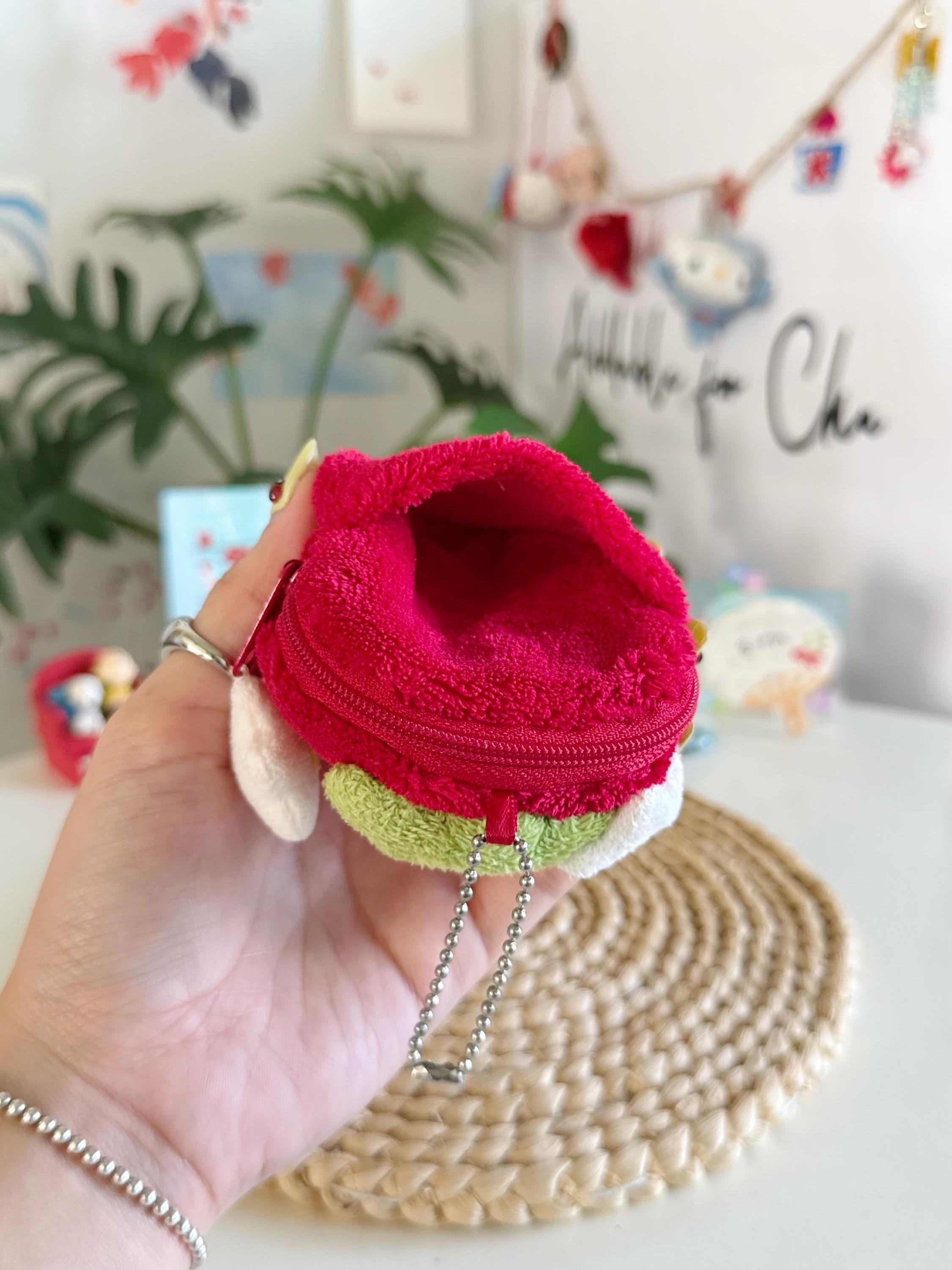 Mother Garden Strawberry Coin Pouch Strawberry Keychain Kawaii