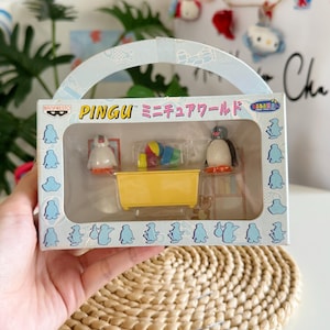 Pingu and Pinga Figure Miniature World Playroom 1998 Penguin Pingu Japan