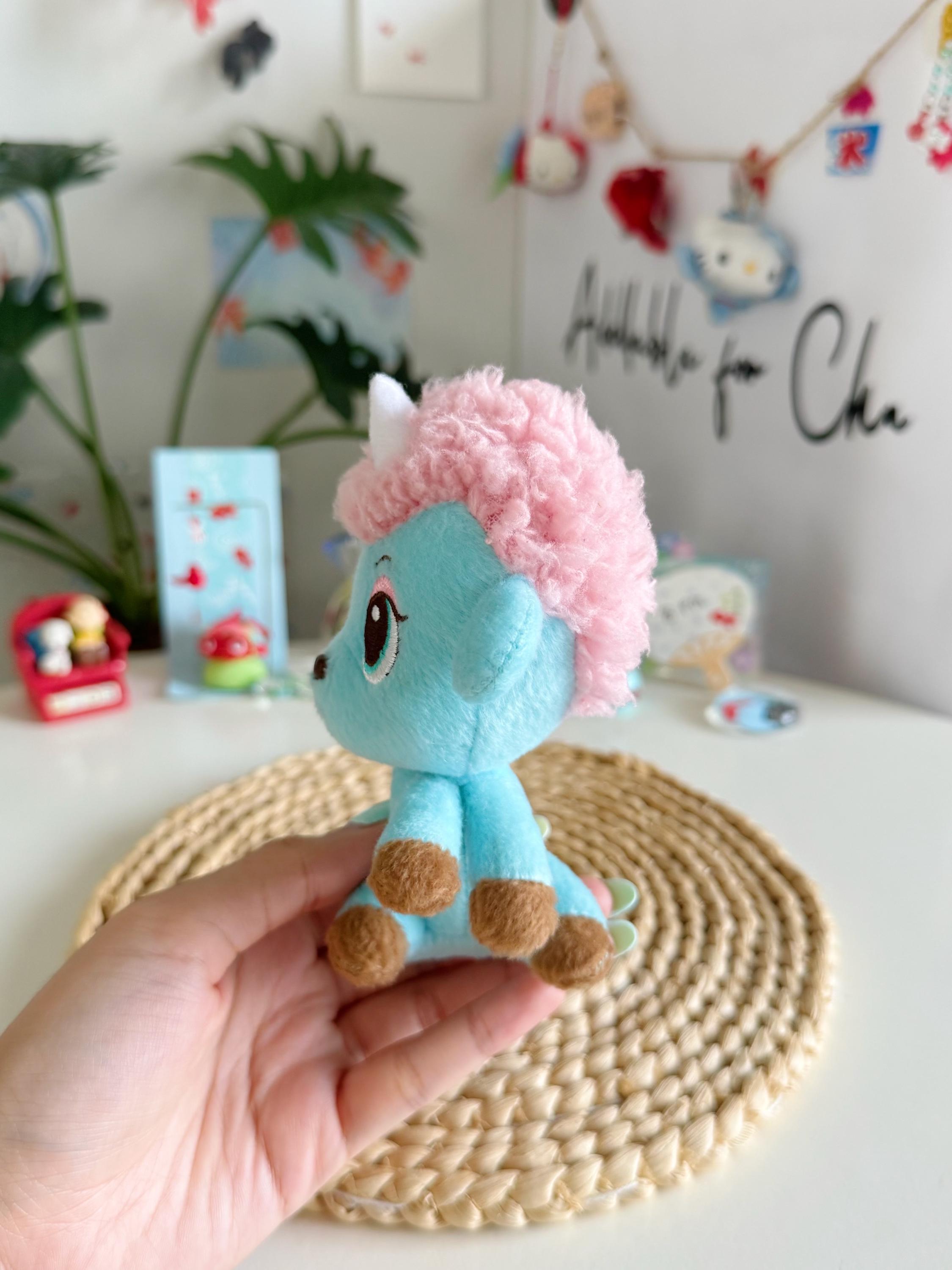 Unico Mascot Unicorn Osamu Tezuka Sun and Star Keychain Rare Plush